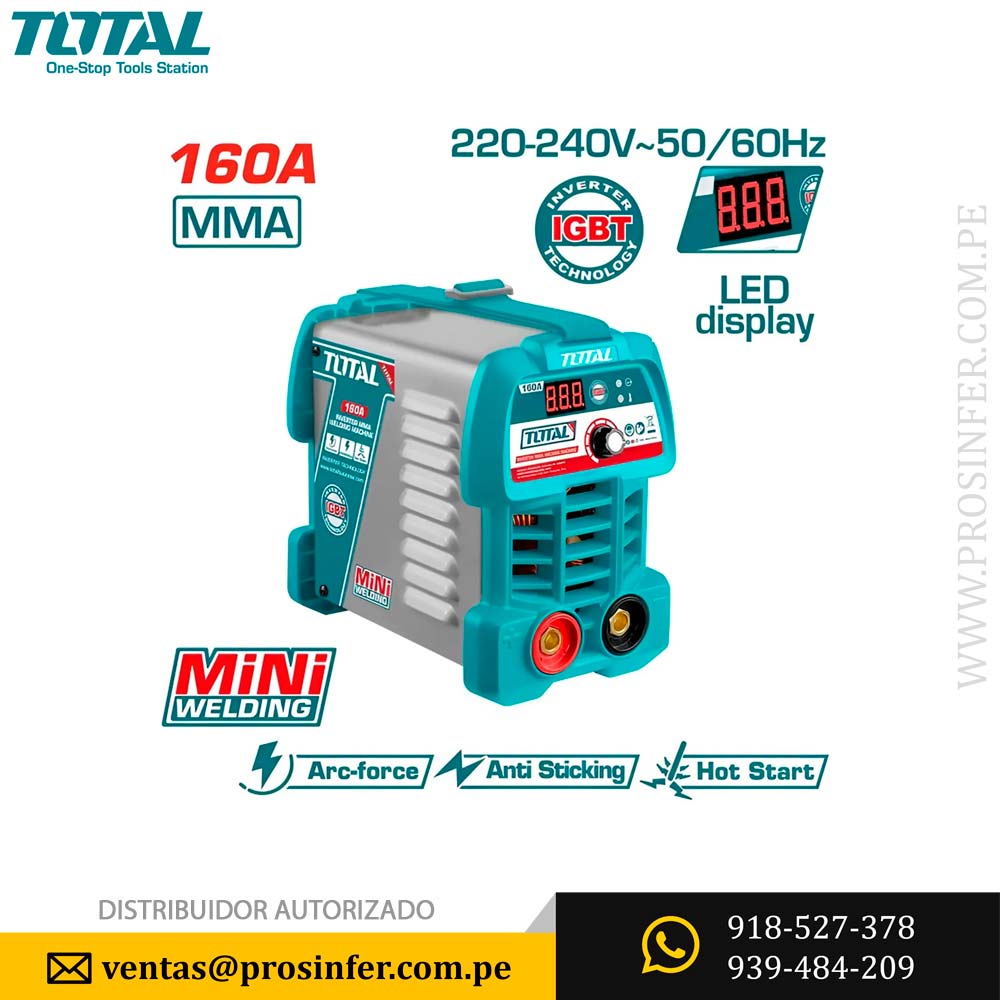 Soldadora Inverter 160A MMA Total TW216049